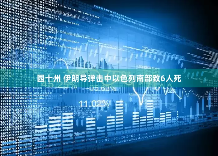 园十州 伊朗导弹击中以色列南部致6人死